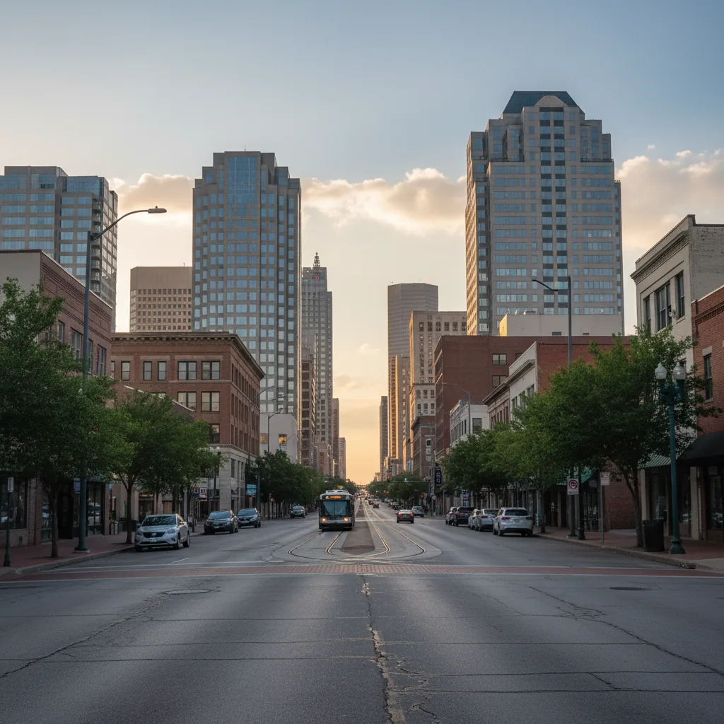 Irving, TX business district